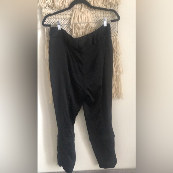 Nina Ricci Paris Silk Straight Leg Trouser Pants Buttons EU 42 - Picture 4 of 6